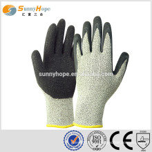 Sunnyhope HPPE + стекловолокно смешанный лайнер разрезанный безопасный рабочие перчатки